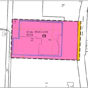 Planbild Bebauungsplan Sportpark erste Änderung