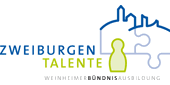 Logo des Weinheimer Bündnisses Ausbildung Zwei Burgen Talente