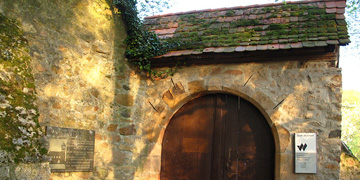 Eingang zum Alten Friedhof in Hohensachsen