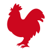 Ein roter Hahn