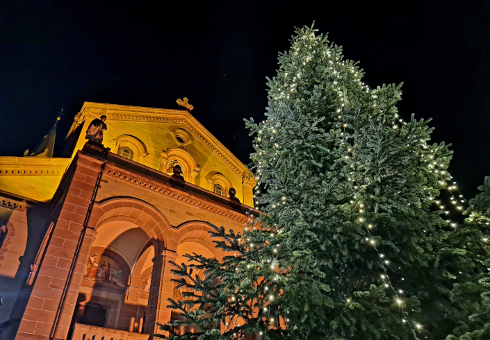 Weihnachtsmarkt auf dem Marktplatz